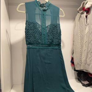 Embroidered Mini Dress